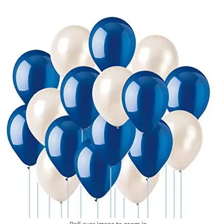 Темно-синие свадебные украшения тканевая бумага Pom Poms бумажные фонарики с воздушными шарами комплект для дня рождения принадлежности свадебный душ