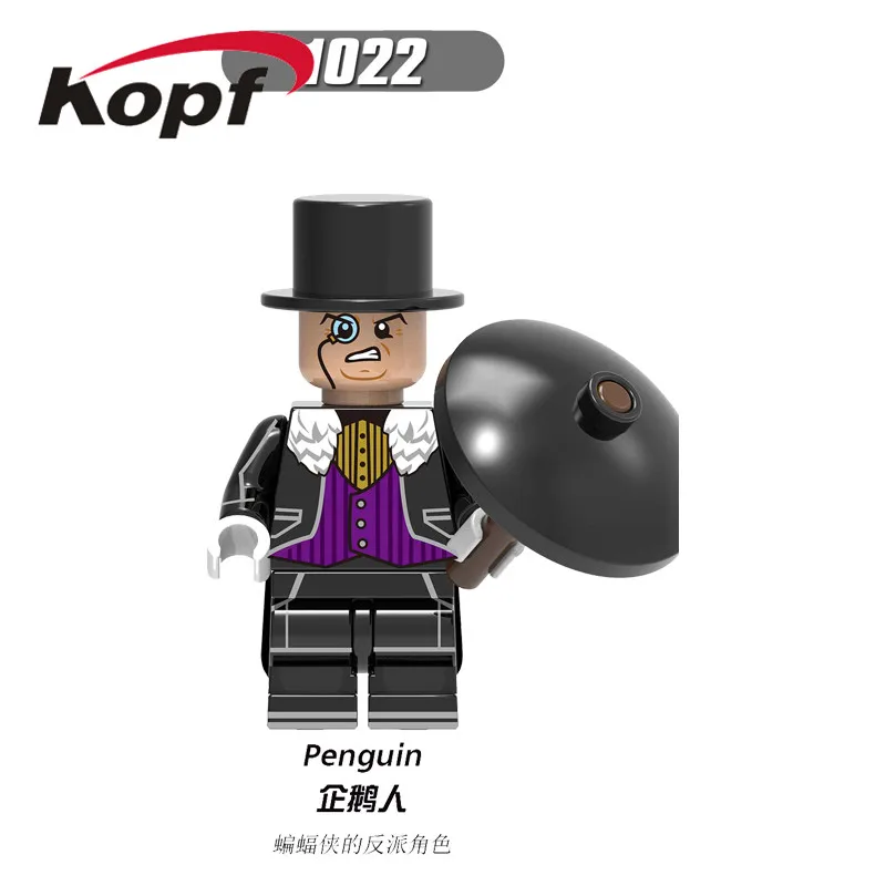 

Single Sale Building Blocks Super Heroes Scarecrow Penguin Poison Ivy Bricks Figures For Children Model Education Toys XH 1022