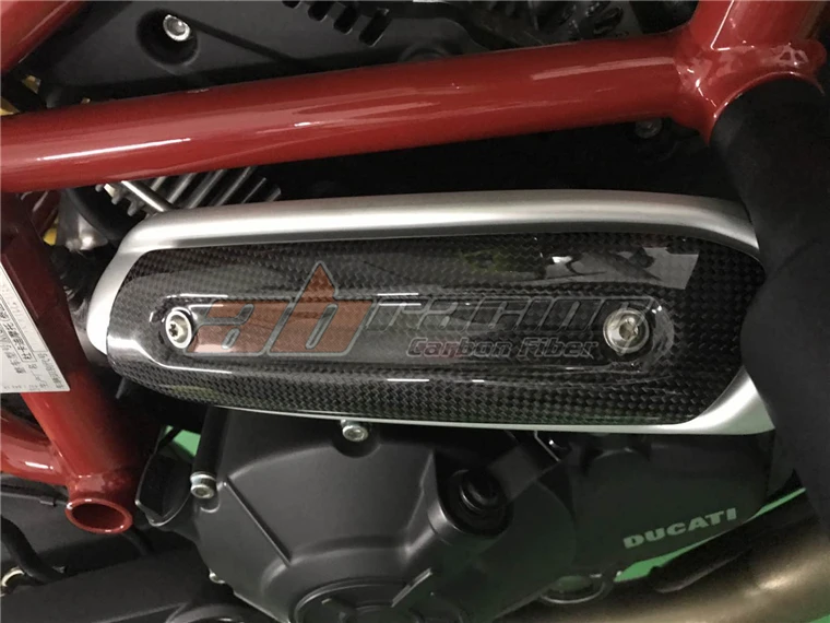 Экранно-выхлопное устройство Крышка Для Ducati Monster 797 полное углеродное волокно саржа