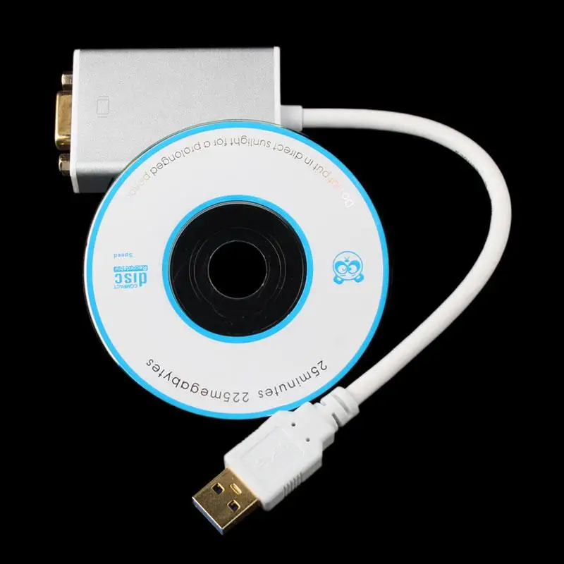 

Hot-selling White USB 3.0 to VGA Mult Display Adapter 1080p Adapter/Converter