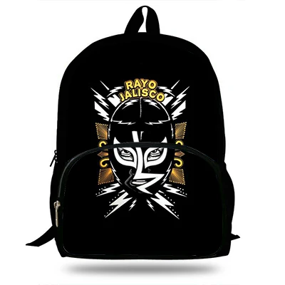 Синий Демон Tinieblas Mil Mascaras Rayo De Jalisco печать школьные сумки для молодых мужчин детские школьные сумки для мальчиков ноутбук mochila