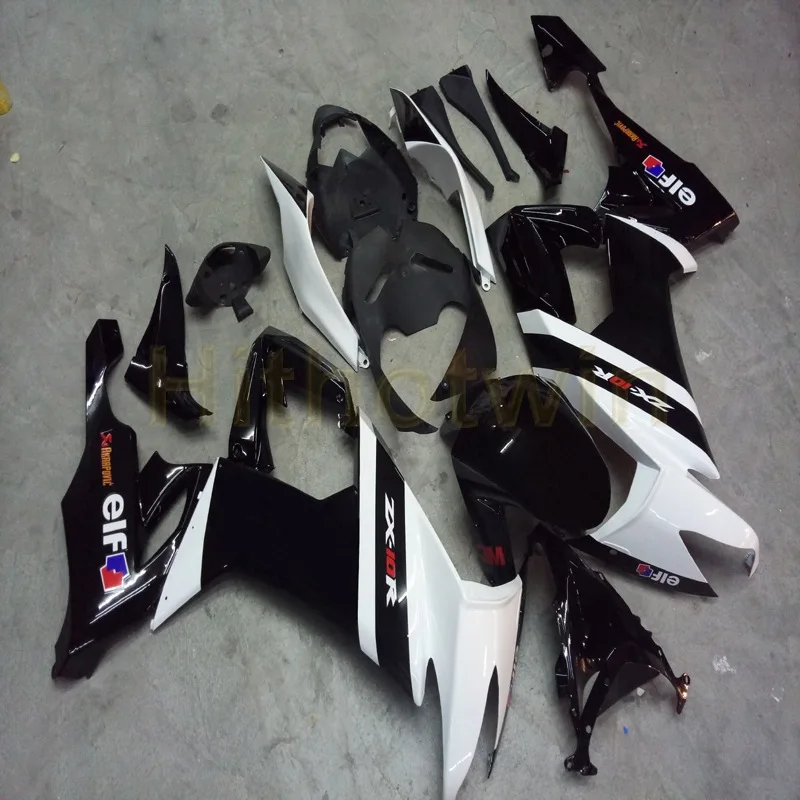Пользовательские Обтекатели мотоцикла для KAWASAKI ZX10R 2008 2009 2010 ZX-10R 08-10 обвес+ Бесплатные Винты+ черный белый M2
