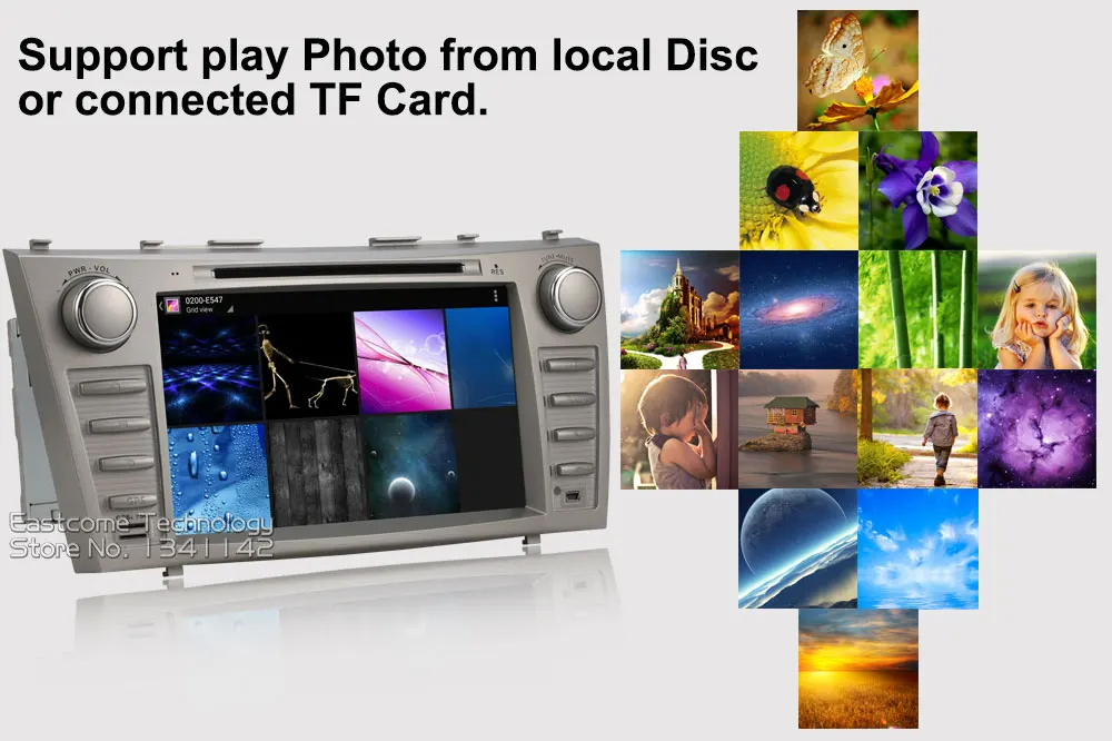 Discount Octa Core 2 Din Android 6.01 Car DVD Automotivo For Toyota Camry 2007 2008 2009 2010 2011 With Bluetooth Radio Rear View Camera 19