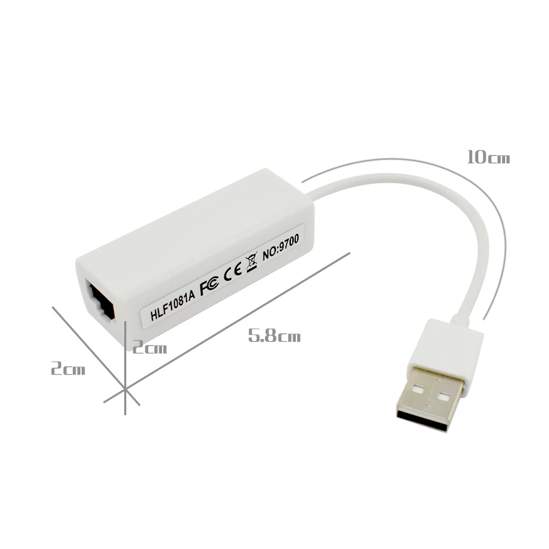 Адаптер Ethernet USB в Rj45 Lan сетевая карта для Windows 10 8 8,1 7 XP Mac OS сетевая карта Dongle 100Mb HUB