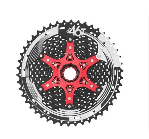 MX8 46T black red Sunracing 11 speed CSMS8 CSMX8 11-40 T 11-42 T 11-46 T Brede Verhouding велосипед фиет MTB fiets горная кассета - Цвет: MX8 46T black red
