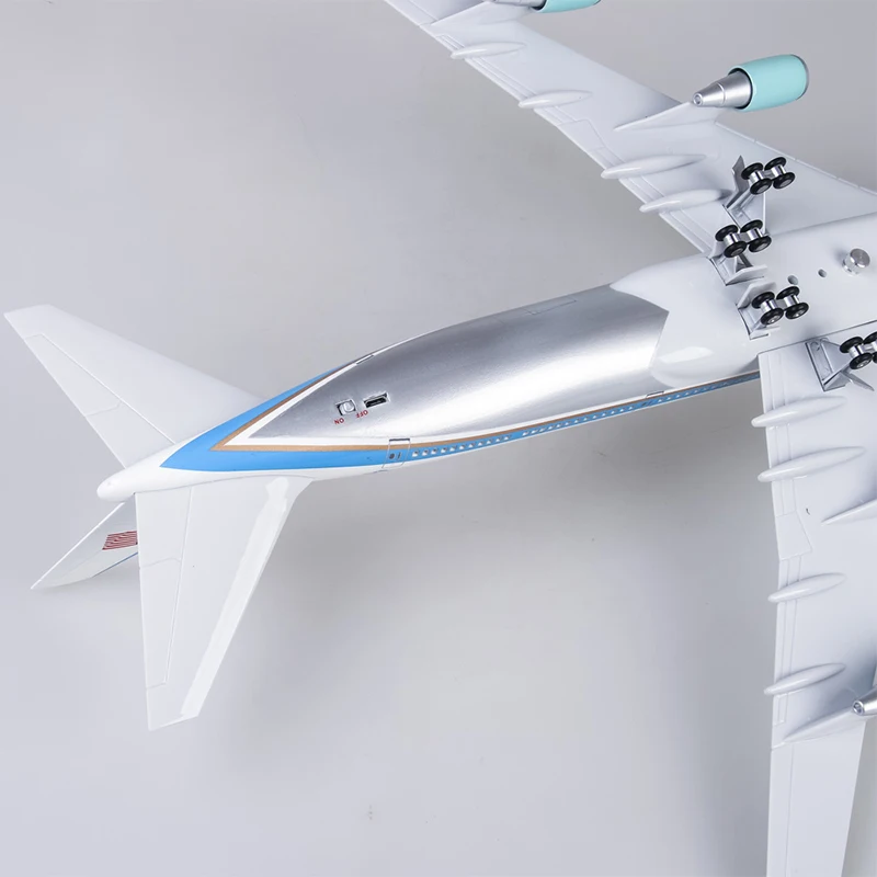 Для коллекции 1/150 Масштаб литья под давлением модель самолета Boeing 747 с шасси Голосовое управление лампа освещения кабина модель самолета
