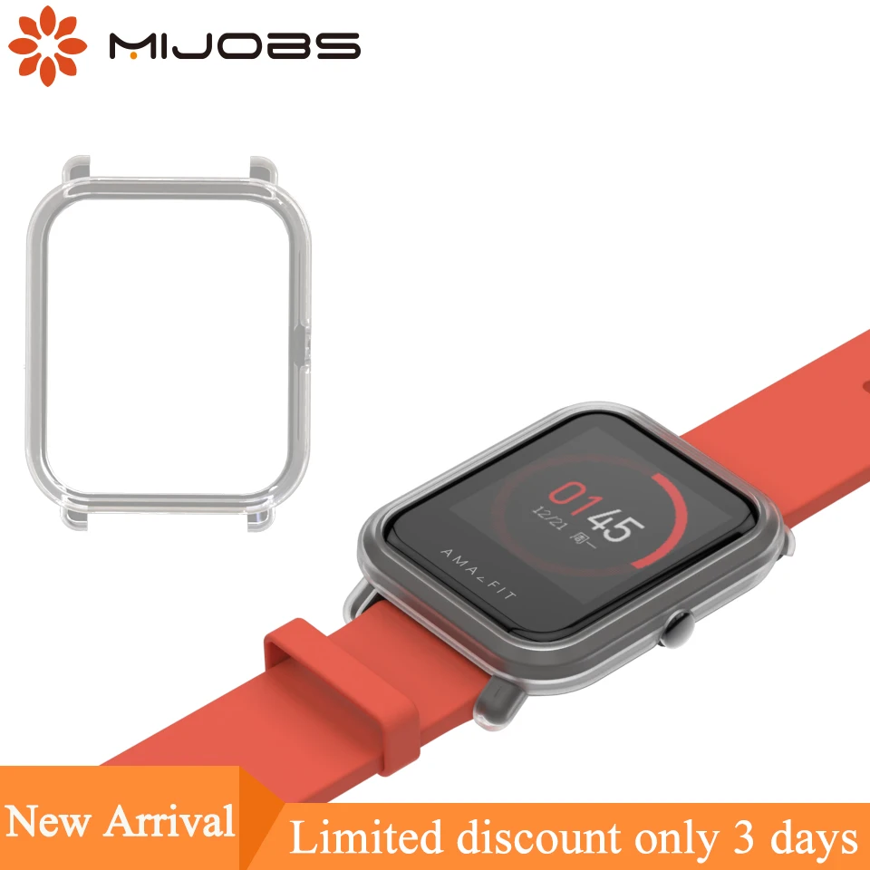 Mijobs Slim Colorful Protective Case Cover for Xiaomi Huami Amazfit Bip BIT PACE Lite Youth Watch Hard Plastic PC Shell Bumper Mijobs Slim Colorful Protective Case Cover for Xiaomi Huami Amazfit Bip BIT PACE Lite Youth Watch Hard Plastic PC Shell Bumper