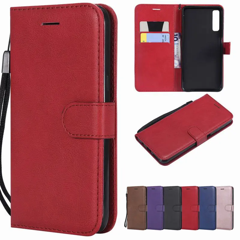 

Leather Case For Samsung A7 2018 Flip Case Galaxy A7 2018 Cover 360 Coque Wallet Protective Phone Case A7 2018 A750 Funda Magnet