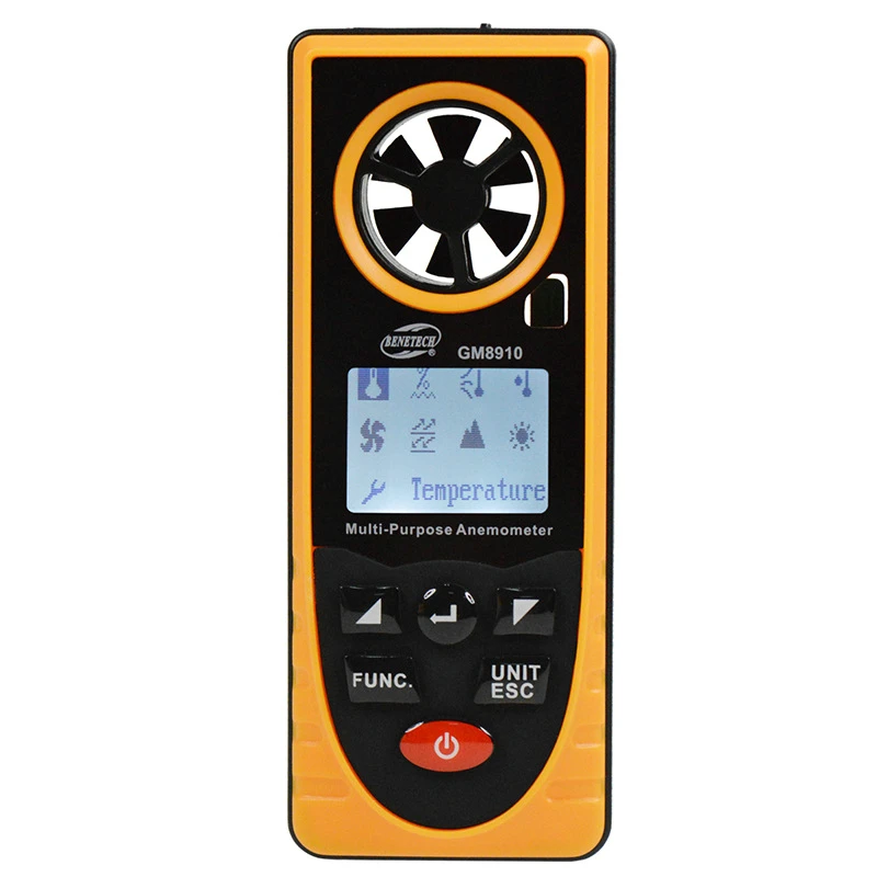 DHL-Fedex-30PCS-GM8910-Multifunction-Small-and-Portable-Anemometer-Wind-Speed-Meter-Digital-Wind-Speed-Measuring