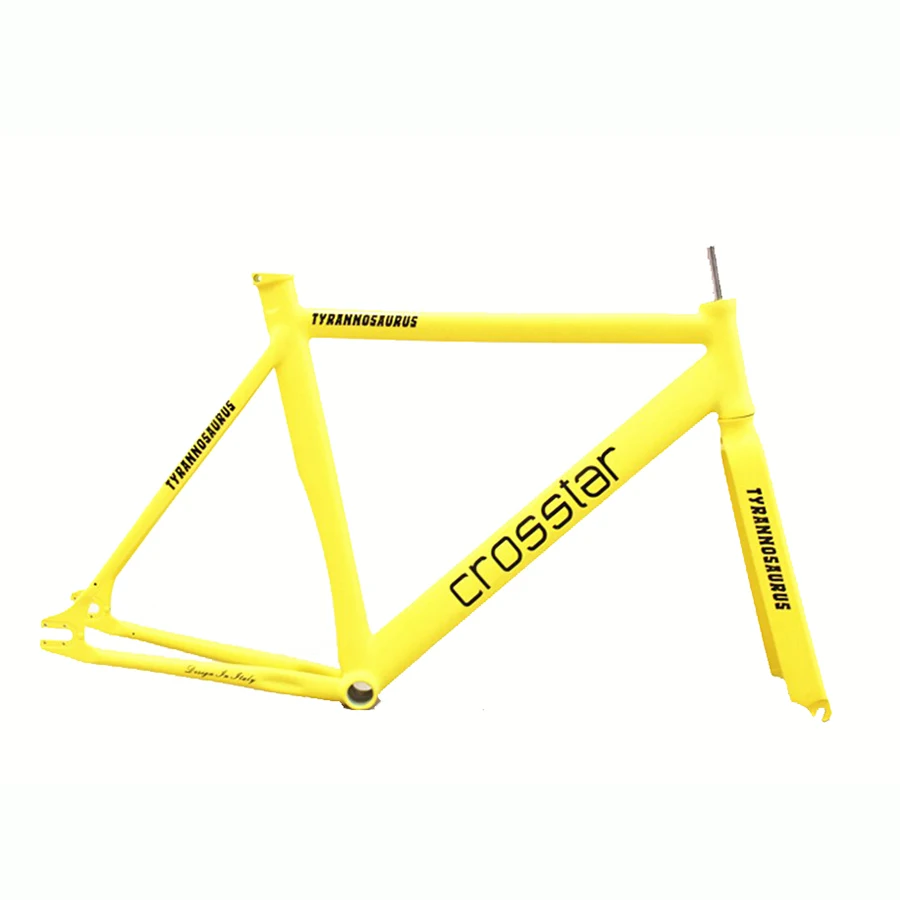 Perfect fixed gear bike frame 54cm 58cm 60cm TYRANS T1 track FRAMESET TRACK BIKE frame and fork 2