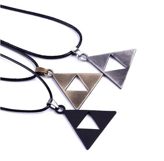 Новинка Высокое качество Легенда о Зельде ожерелье Triforce Посеребренная Подвеска Ожерелье для женщин и мужчин Лидер продаж