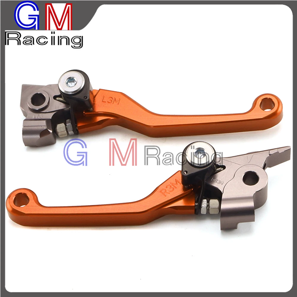 Поворотные складные рычаги тормозной муфты с ЧПУ для мотоциклов KTM SX XC SXF XCF XCW EXC EXCF
