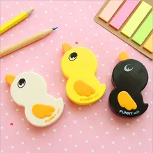 1X6 м милая уточка Корректирующая лента материал Эсколар Kawaii Канцелярские товары в Корейском стиле новинка школьные канцелярские принадлежности подарок ребенку