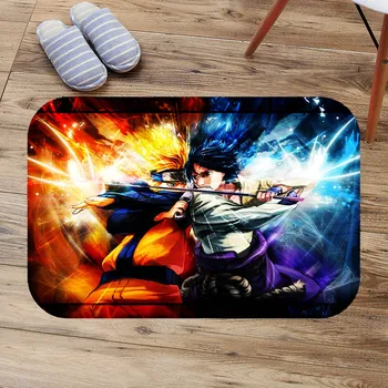 

naruto Print Absorbent Bathroom Mat Custom Doormat Door Mat Slip-resistant Pad Bathroom Shower Bath Mats