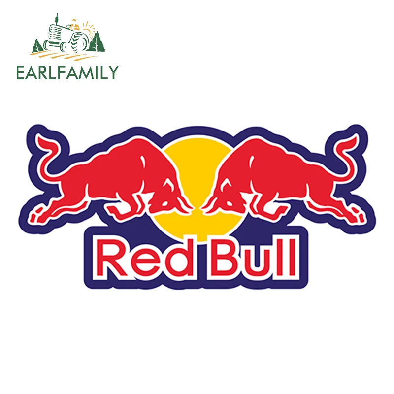 EARLFAMILY 13 см x 6 см для RED Bull виниловая наклейка на окно грузовика наклейка на бампер для ноутбука Yeti гоночный настенный бампер-шлем стикер для автомобиля s