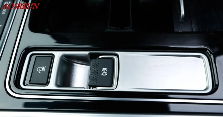 Автомобильный-Стайлинг P Файл Кнопка электронный ручной тормоз панель декоративная накладка подходит для Jaguar F-PACE F PACE R S