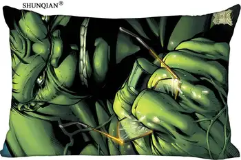 

Hot Nice Hulk Marvel Hero Rectangle Pillowcase zipper Wedding Custom Pillow Case For Bedroom Pillow Cover 612