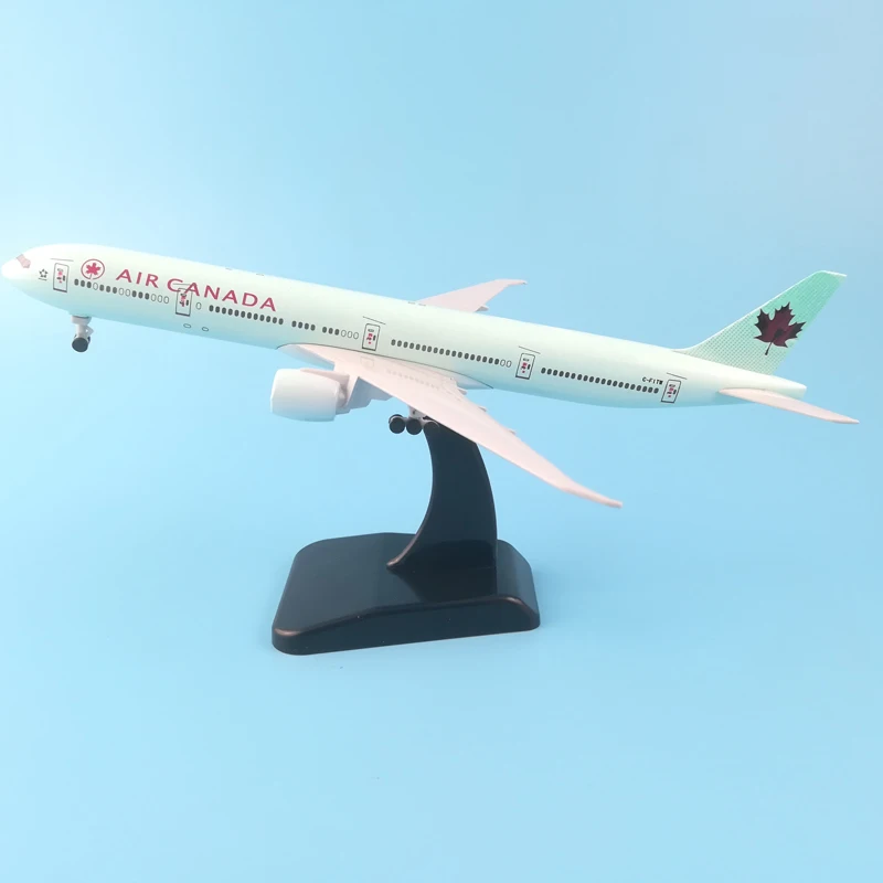 JASON TUTU Plane Model Airplane Model AIR CANAD Boeing 777 Aircraft Model 1:200 Diecast Metal 20cm Airplanes Plane Toy Gift