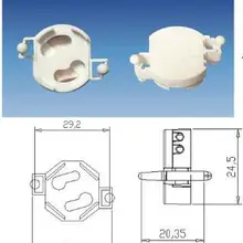 100 шт. g13 t8 лампа стартер держатель для светодиодной лампы