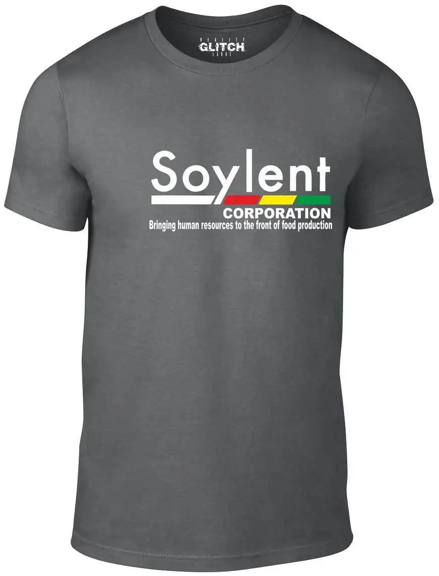 Мужская футболка Soylent-подарок в виде фильма ужасов набор коробке с короткими