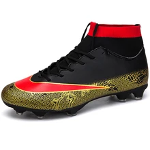 Мужские сникерсы новые длинные шипы Топ спортивные кроссовки бутсы дерн Мужская футбольная обувь мужские кроссовки для ног мяч Обувь Zapatillas