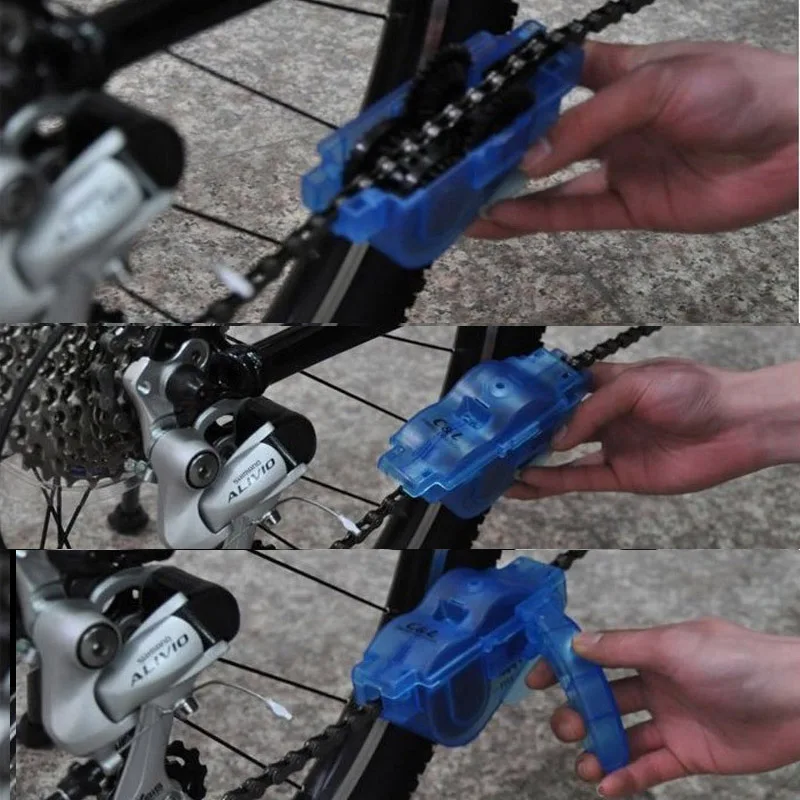 Excellent Bicycle Mountain Bike Chain Cleaner Tools Flywheel Brush Scrubber Bicycle Chain Cleaner Tool ABS plastic Blue clean chains 8 Excellent Bicycle Mountain Bike Chain Cleaner Tools Flywheel Brush Scrubber Bicycle Chain Cleaner Tool ABS plastic Blue clean chains 8