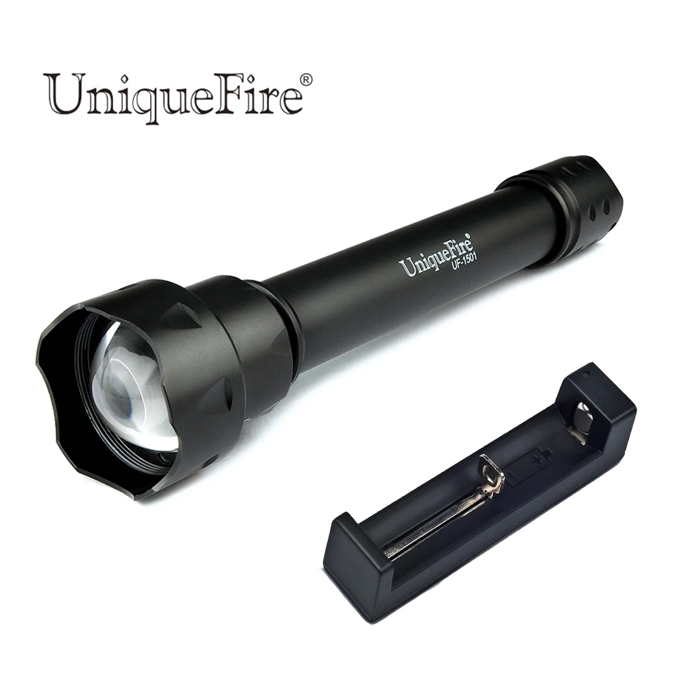 UniqueFire светильник T38 выпуклая линза портативсветильник вспышка фотовспышка нм