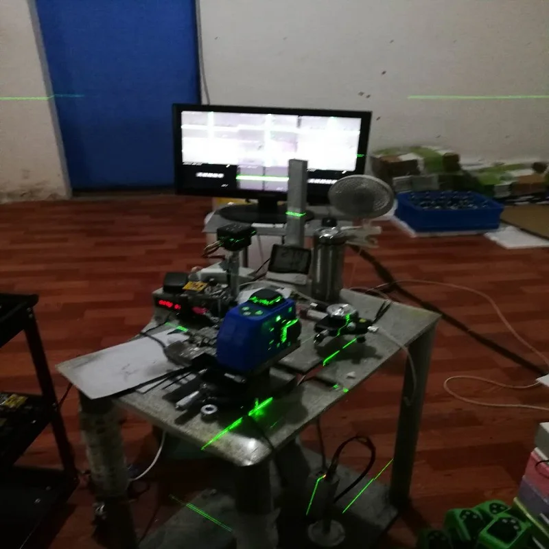 3D 12/8LINES GREEN/BLUE LASER LEVEL SELF-LEVELING 360 HORIZONTAL AND VERTICAL CROSS SUPER POWERFUL LASER B LIN E