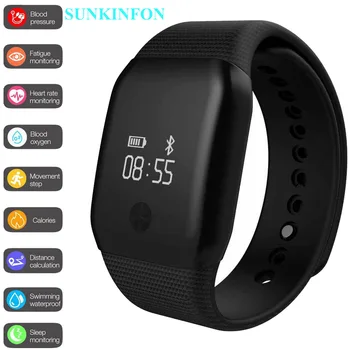 

A89 Sports Smart Wristband Bracelet Watch Blood Oxygen Pedometer Fitness Tracker Heart Rate Monitor for iPhone 8 / 8 Plus / X
