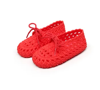 

Mini Sed 2019 New Kids Jelly Sandals Children Sandals Roman Shoes Hollow Girls Princess Shoes Non-slip Beach Mini Shoes