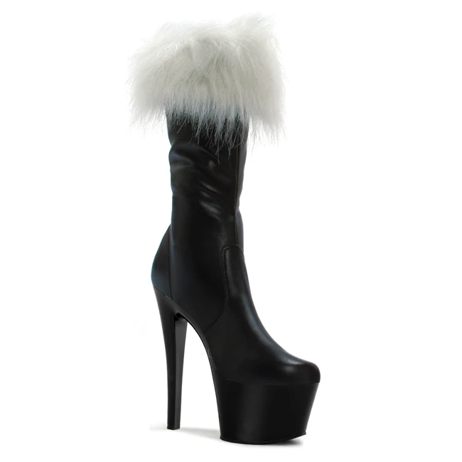 Г. Модные женские высокие сапоги пикантные сапоги из замши и искусственной кожи на каблуке осенне-зимняя обувь