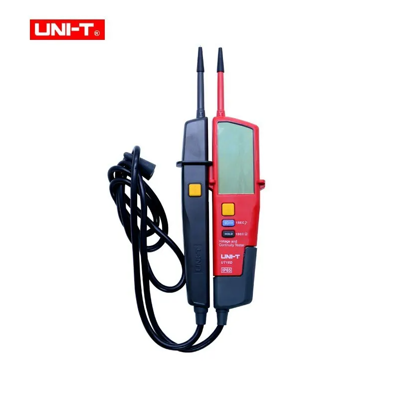UNI-T UT18C UT18D AC/DC Авто диапазон Вольтметр цифровой вольтметр тестер напряжения ручка со светодиодный индикацией