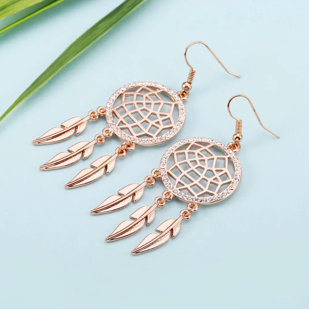 Dream catcher earrings (2)