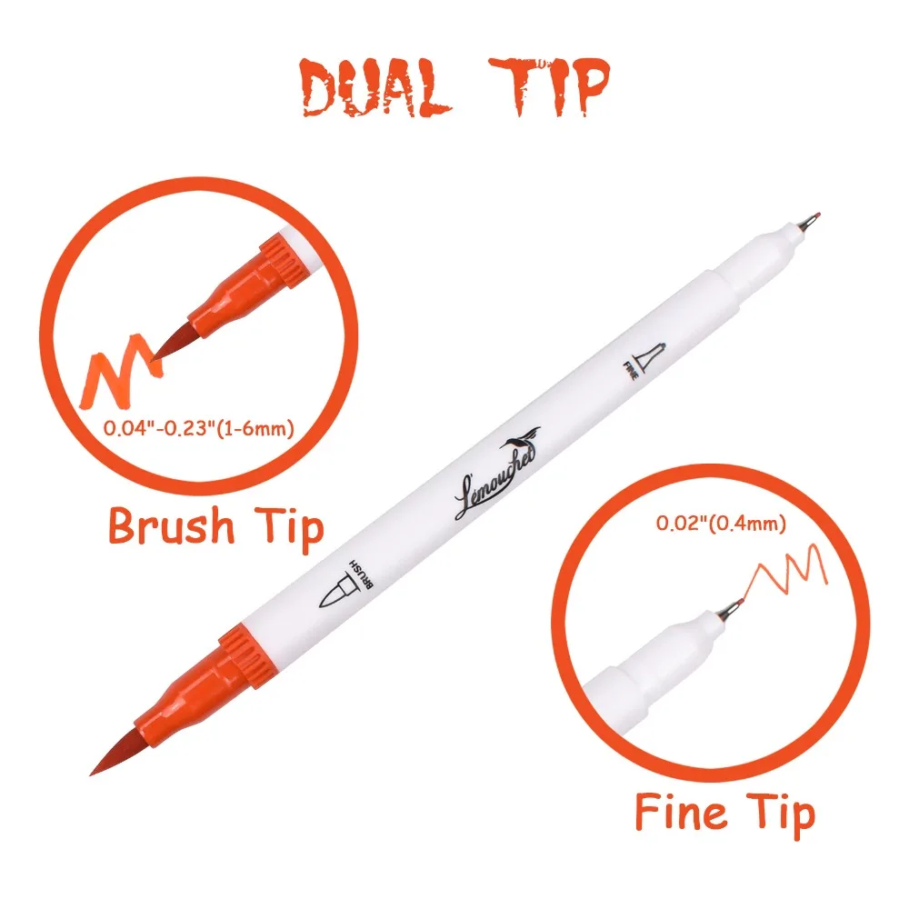 Billige 120 Farben Dual Tip Pinsel Marker Stifte Fineliner Aquarell Kunst Marker Kalligraphie Färbung Zeichnung Kunst Liefert mit Marker Pad