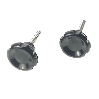 

Lot2New M10*65mmOD*100mm Thread rod Corrugated Hand Knob Grip
