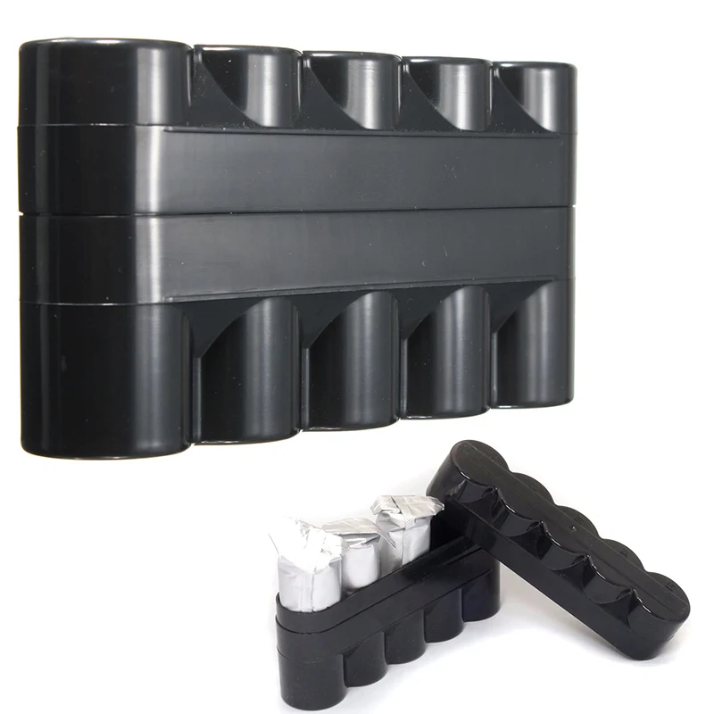 New Waterproof Black Plastic Travel 5 Rolls of 120 Film Case Storage Box 137mm x 73mm