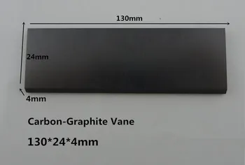 

130*24*4mm EK60 carbon graphite vane for vacuum pumps Heidelberg gas pump