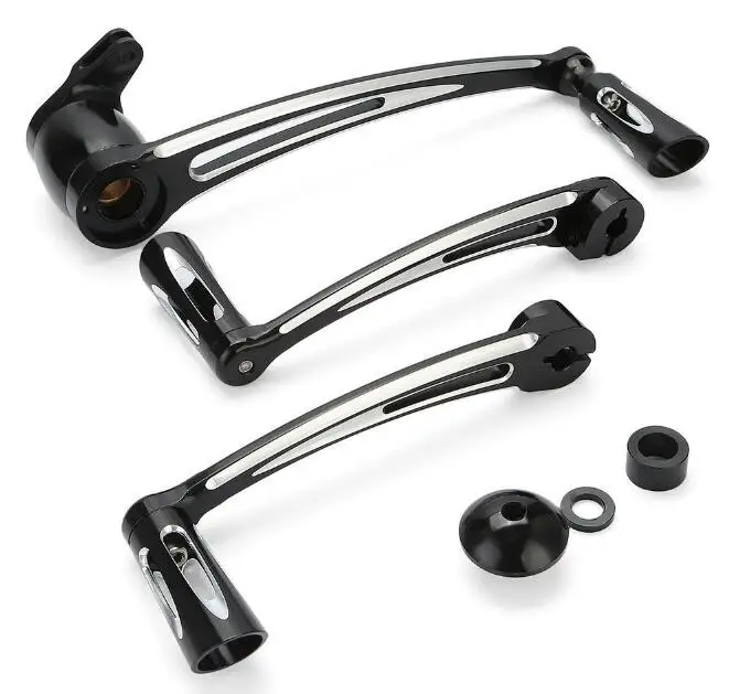 

Deep Cut Heel Toe Shift Lever Pedal Brake Arm Kit W/ Shifter Pegs For Harley FLT/FLHX/FLHT/FLHR/FLTR/FLHTCUTG 2014-up Models