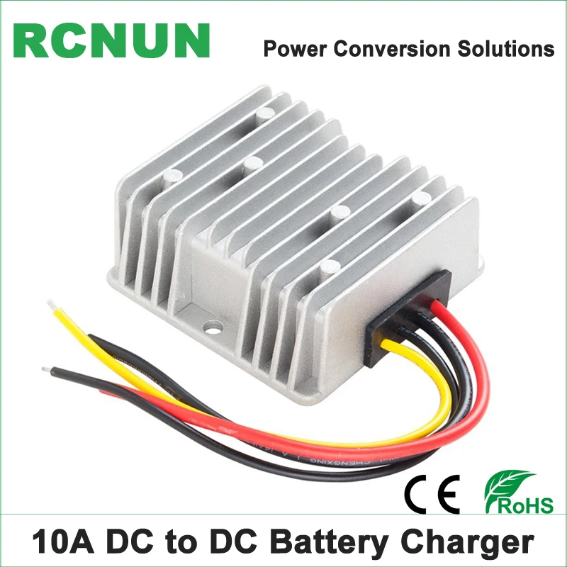 

New design DC 8-36V 12V 24V to DC 12.6V 13.8V 10A Converter Lithium Lead-acid Battery Charger for Dual-battery System