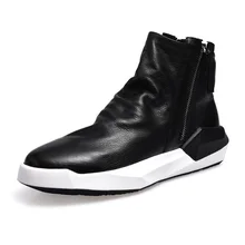 real leather leisure shoes winter Riding boots male short boots all-match cowhide cashmere breathable sneaker boots men casual цена real leather leisure shoes winter Riding boots male short boots all-match cowhide cashmere breathable sneaker boots men casual цены онлайн