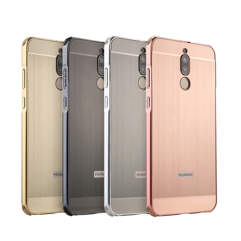 

For Huawei Maimang 6 Case for Maimang6 Brushed Back Cover Hard Case with Plating Metal Frame Case for Huawei Maimang 6 5.9