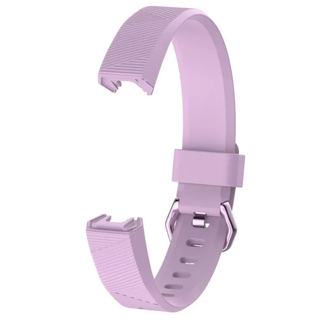 13 цветов, новейший Ремешок Для Fitbit Alta/Alta HR, мягкий ремешок, сменный Браслет, роскошный браслет, маленький и большой размер - Цвет: Light Purple