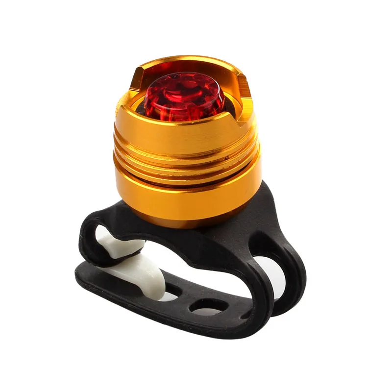 Cheap Rear light bike Waterproof Red LED Bicycle Cycling Rear Tail Light Lamp 3 Modes Bronze High Brightness LED bisiklet lamba #070 3