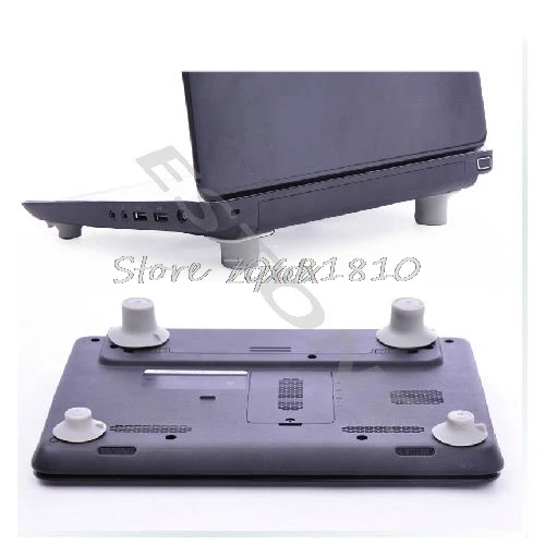 

4Pcs Laptop Notebook Heat Reduction Pad Cooling Cool Feet Cooler Stand Pad Leg Drop ship