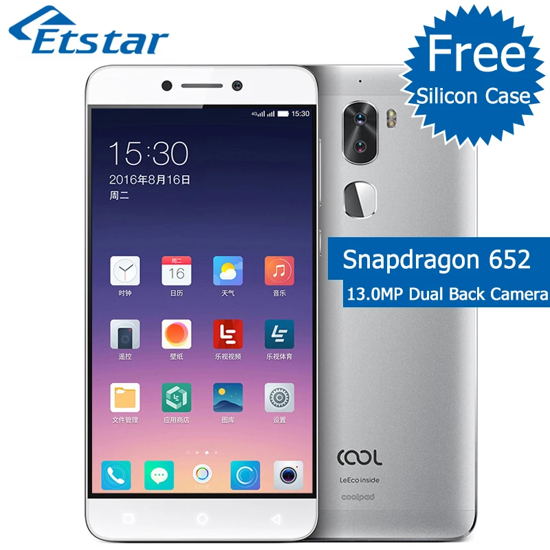 Цена за Оригинал leeco прохладный 1 двойной карточки смартфон 5.5 ''gb ram 32 ГБ ROM Snapdragon 652 Окта основные 13.0 МП Двойная Камера Заднего Вида 4060 мАч Цена за Оригинал leeco прохладный 1 двойной карточки смартфон 5.5 ''gb ram 32 ГБ ROM Snapdragon 652 Окта основные 13.0 МП Двойная Камера Заднего Вида 4060 мАч