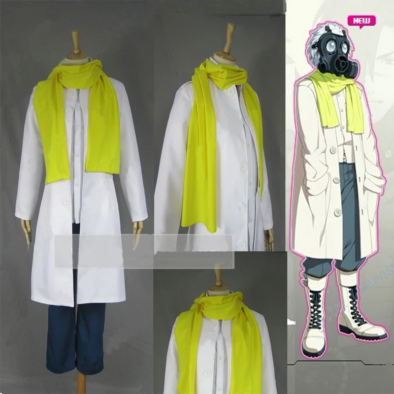 Dramatical Murder Clear DMMD Cosplay Costume and shoes Boots whole set