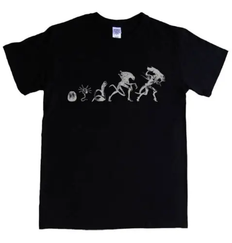 Футболка ALIEN types stasks S 5XL prometheus fasce hugger queen giger новые футболки забавные бесплатная