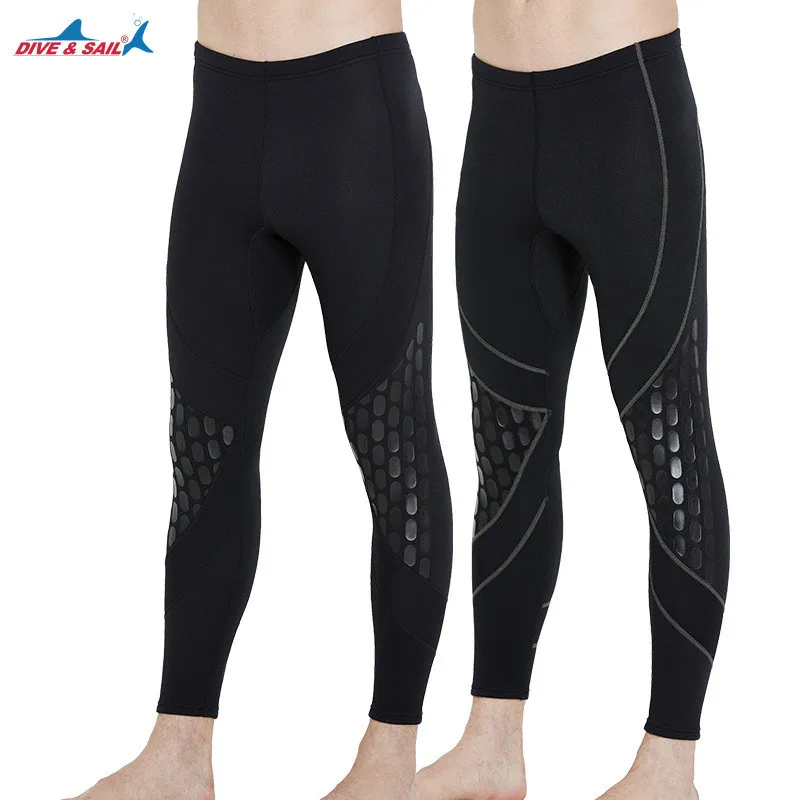 

DIVE&SAIL 1.5mm Men High Elastic Neoprene Diving Pants Winter Swimming Rowing Sailing Surfing Keep Warm Snorkeling Wetsuit