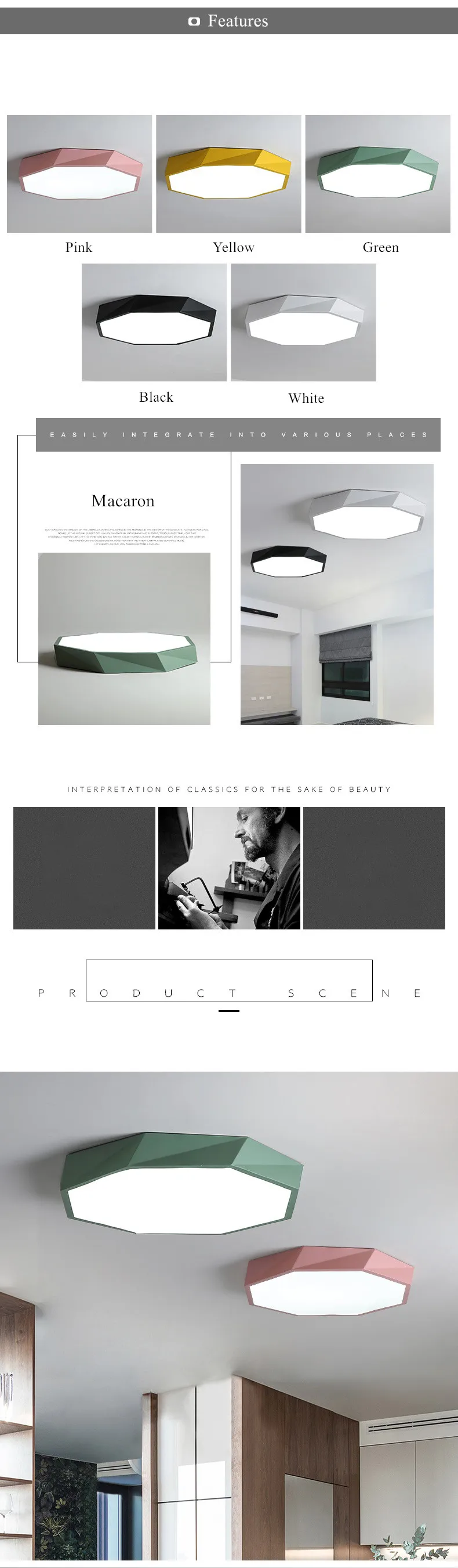 ultra thin led ceiling light fixtures 4