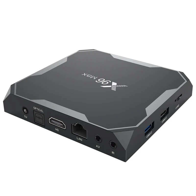 X96 Max Smart TV BOX Android 8.1 OS Amlogic S905X2 Quad Core ARM 4K 2G/16G 4G/32G 4G/64G Wifi 1000M Media Player Set top box